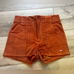 Hammies High Waisted Corduroy Shorts